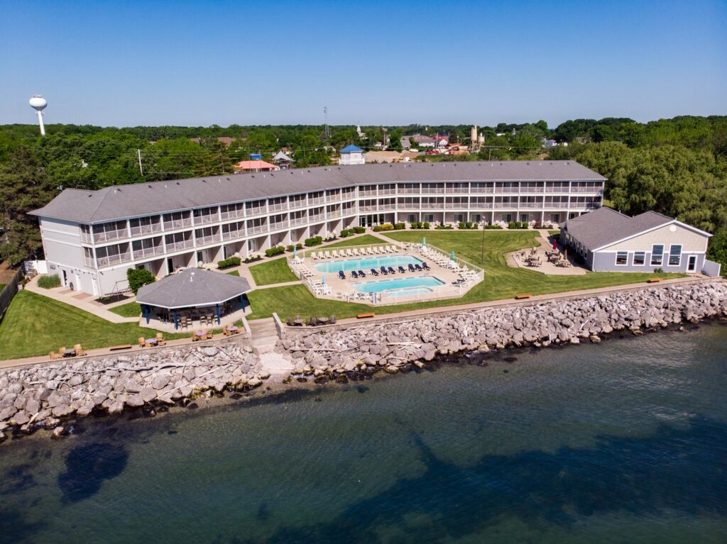 Waterfront view of the Bayshore Resort