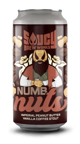 Numb Nuts beer can